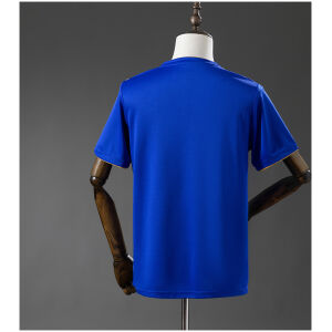Mens Leicester City Retro Home Jersey 2018/19 back view detail