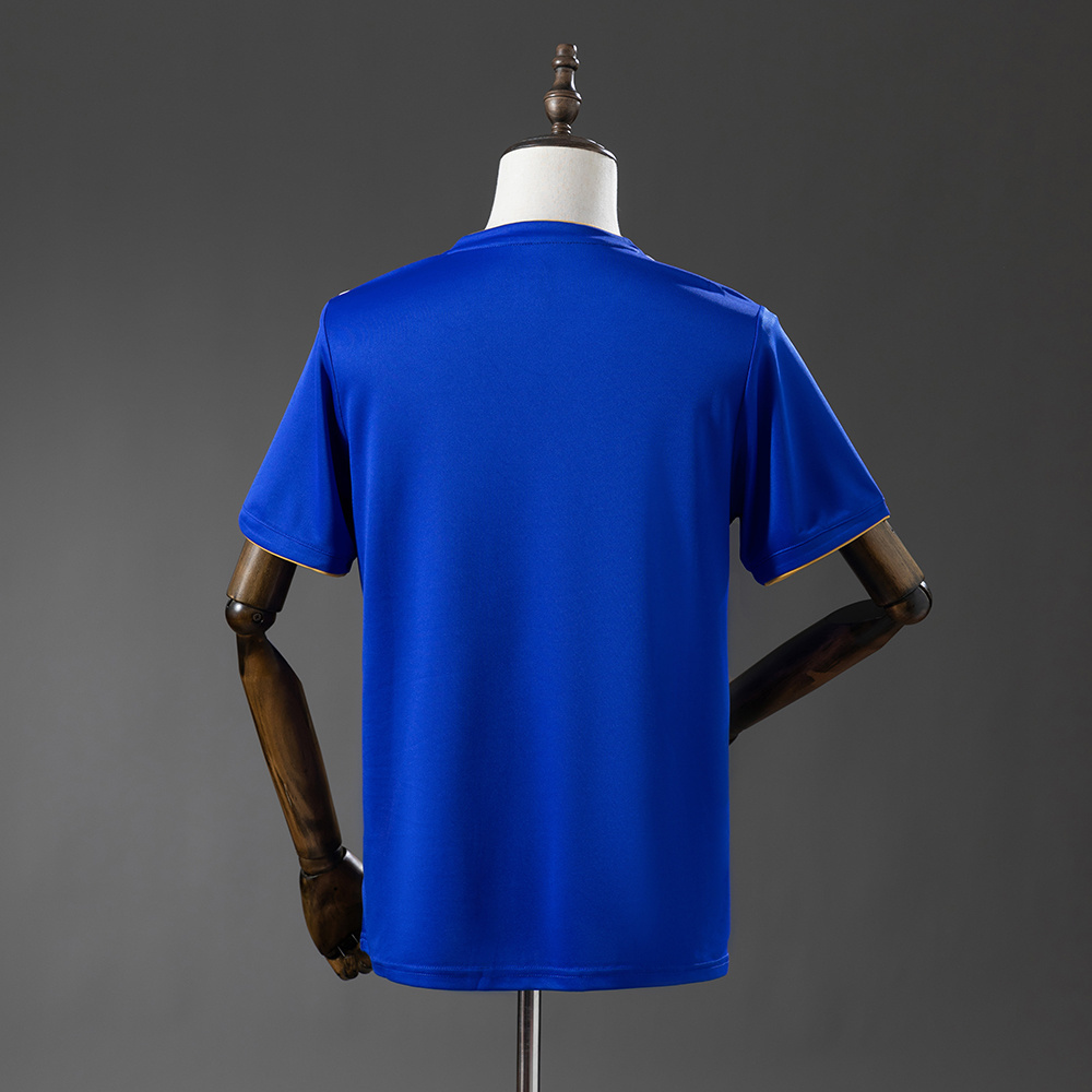 Mens Leicester City Retro Home Jersey 2018/19 Mens Leicester City Retro Home Jersey 2018/19 back view detail