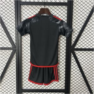 Kids Flamengo Third Kit 2024/25 front view on display
