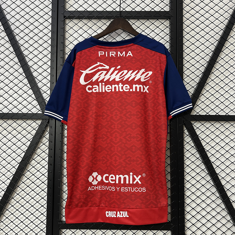 Mens Cruz Azul Third Jersey 2024/25 Mens Cruz Azul Third Jersey 2024/25 rear view showing matching team styling