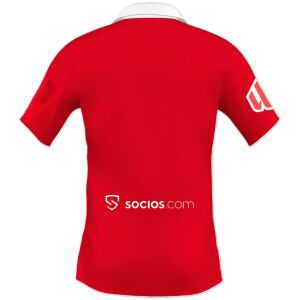 Mens Sevilla Away Jersey 2025/26 rear view showing matching team styling
