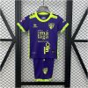 Kids Malaga Away Kit 2024/25 front view on display