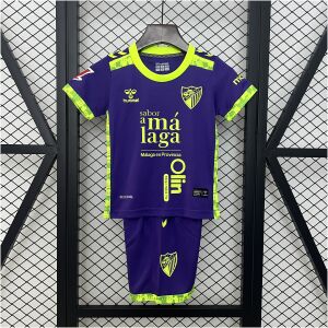 Kids Malaga Away Kit 2024/25 Kids Malaga Away Kit 2024/25 front view on display