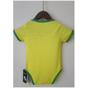 Baby Brazil World Cup Home Jersey 2022 back view detail