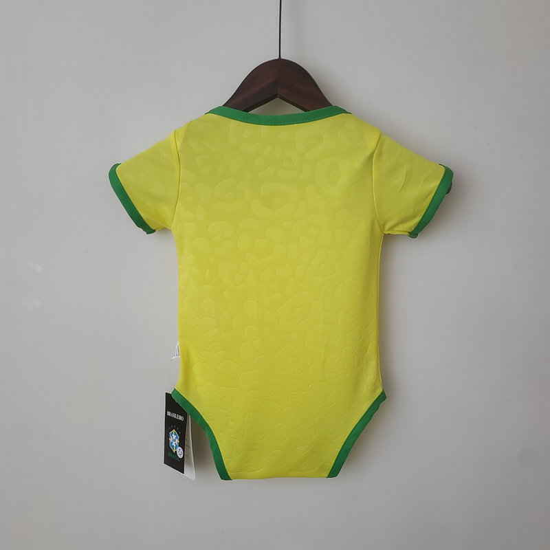 Baby Brazil World Cup Home Jersey 2022 Baby Brazil World Cup Home Jersey 2022 back view detail