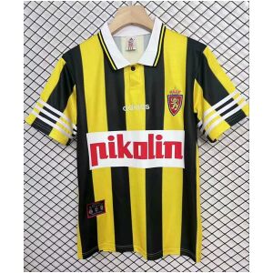 Mens Real Zaragoza Retro Third Jersey 1995/96 Mens Real Zaragoza Retro Third Jersey 1995/96 front view on display