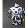 Mens Mexico White and Black Special Edition Jersey 2025/26 on mannequin showing petroglyph art