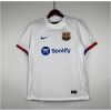 Mens Barcelona away 2023/24 white jersey with Spotify badge front view