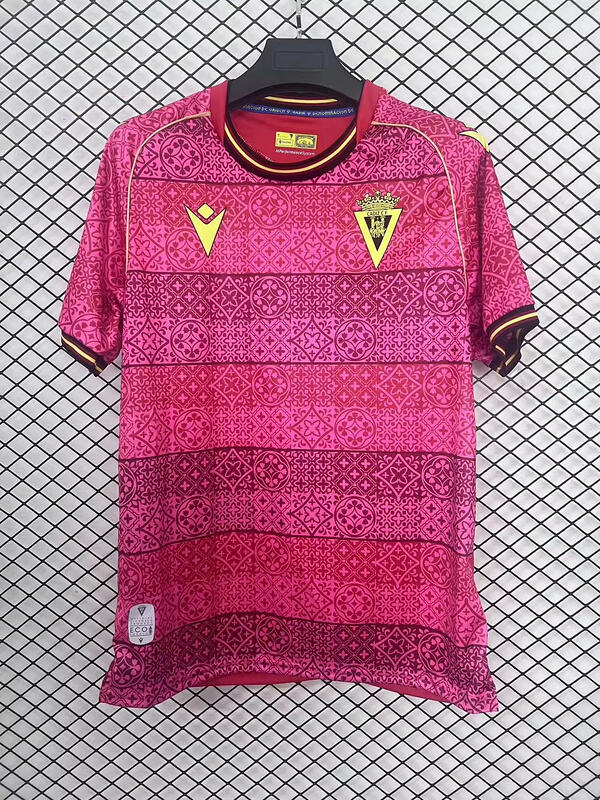 Mens Cadiz purple Away Jersey 2025/26 Mens Cadiz purple Away Jersey 2025/26 front view on display