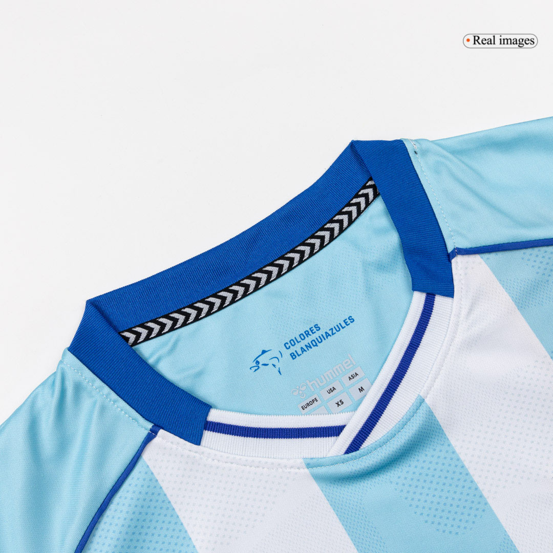 Mens Malaga CF Home Jersey 2025/26 Mens Malaga CF Home Jersey 2025/26 rear view showing matching team styling