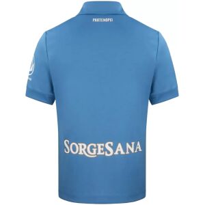 Mens Napoli Home Jersey 2026/27 azure back view with PARTENOPEI neck inscription