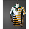 Mens South Africa World Cup Retro Home Jersey 1998 on mannequin showing asymmetrical gold and black panels