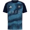 Mens Al Nassr Away Jersey 2025/26 front view showing navy torso and cyan graphic