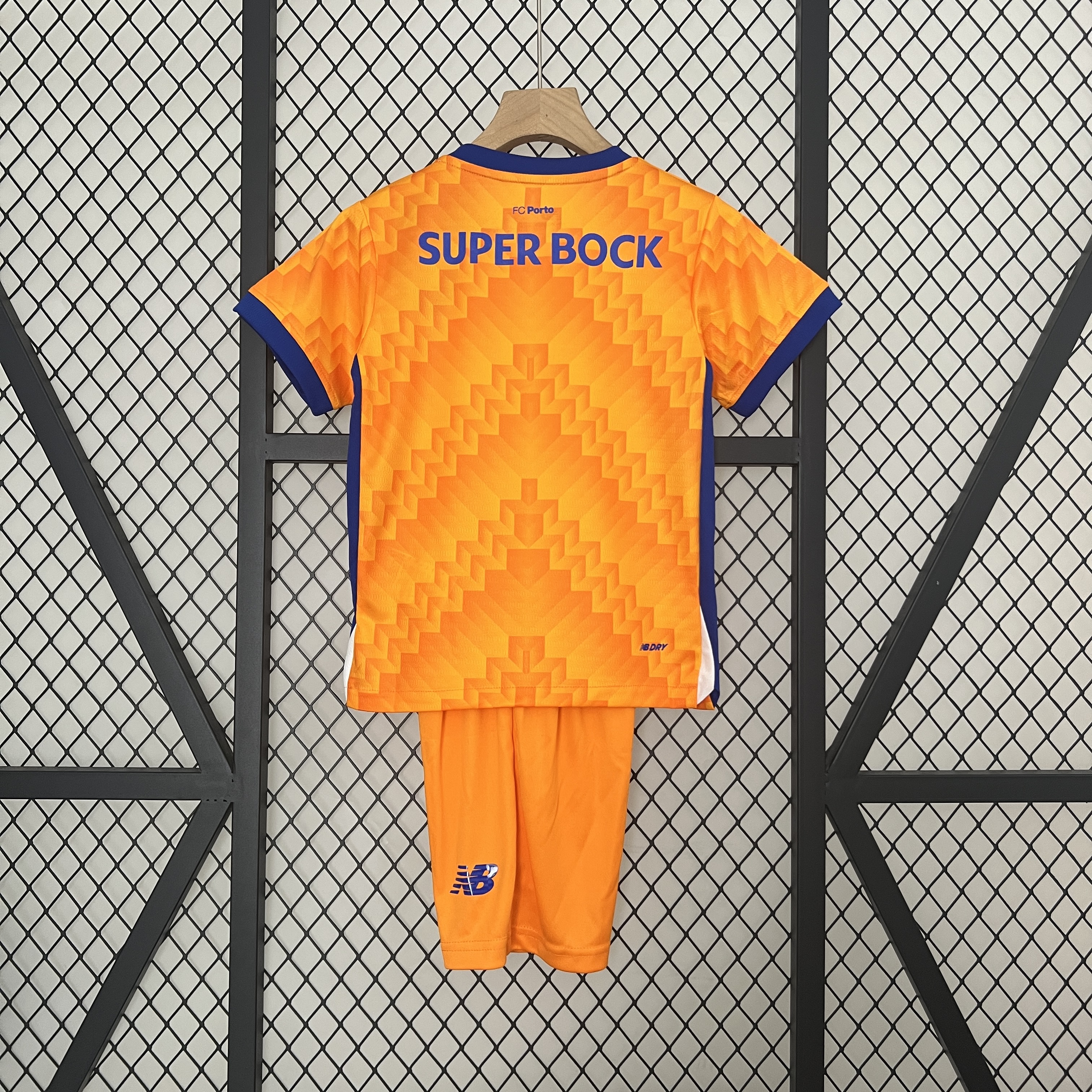 Kids Porto Away Kit 2024/25 Kids Porto Away Kit 2024/25 rear view of shirt and shorts
