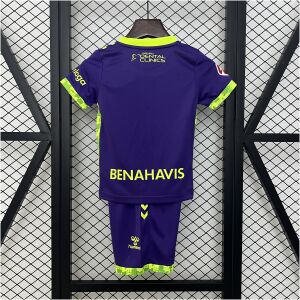 Kids Malaga Away Kit 2024/25 back view detail