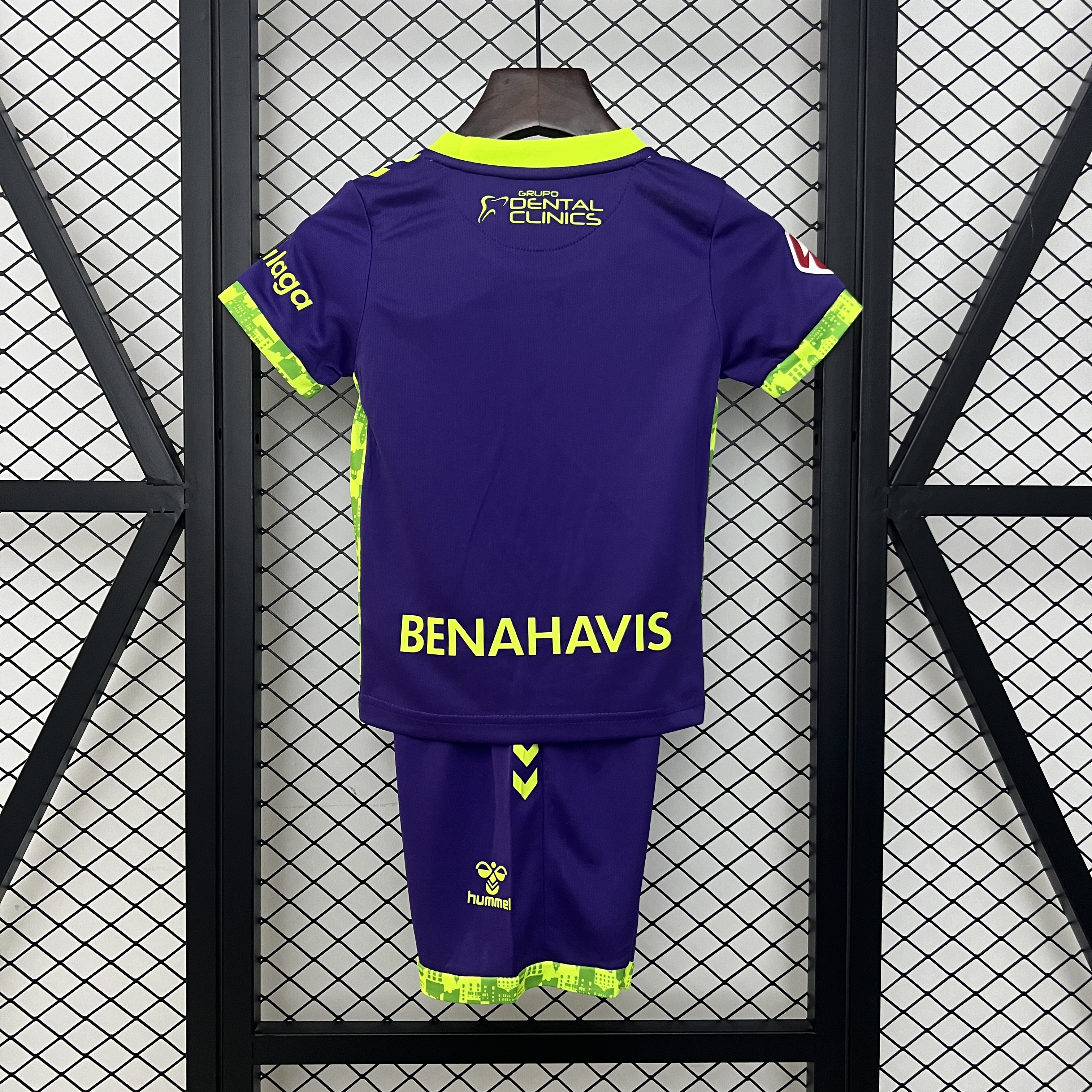 Kids Malaga Away Kit 2024/25 Kids Malaga Away Kit 2024/25 back view detail