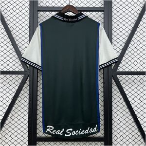Mens Real Sociedad Retro Away Jersey 2000/02 back view detail