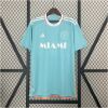 Mens Inter Miami Third Jersey 2024/25 front view in teal and orange