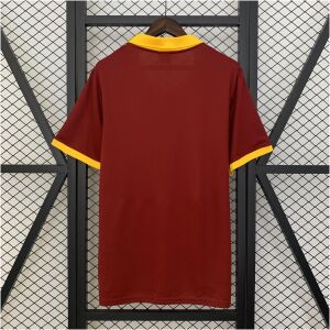 Mens Roma Retro Home Jersey 1989/90 back view detail