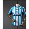 Mens Racing Club de Avellaneda Retro Home Jersey 2002/03 front view with Petrobras sponsor