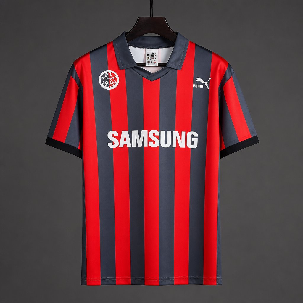 Mens Eintracht Frankfurt 1992/93 Home Retro Shirt Mens Eintracht Frankfurt 1992/93 Home Retro Shirt