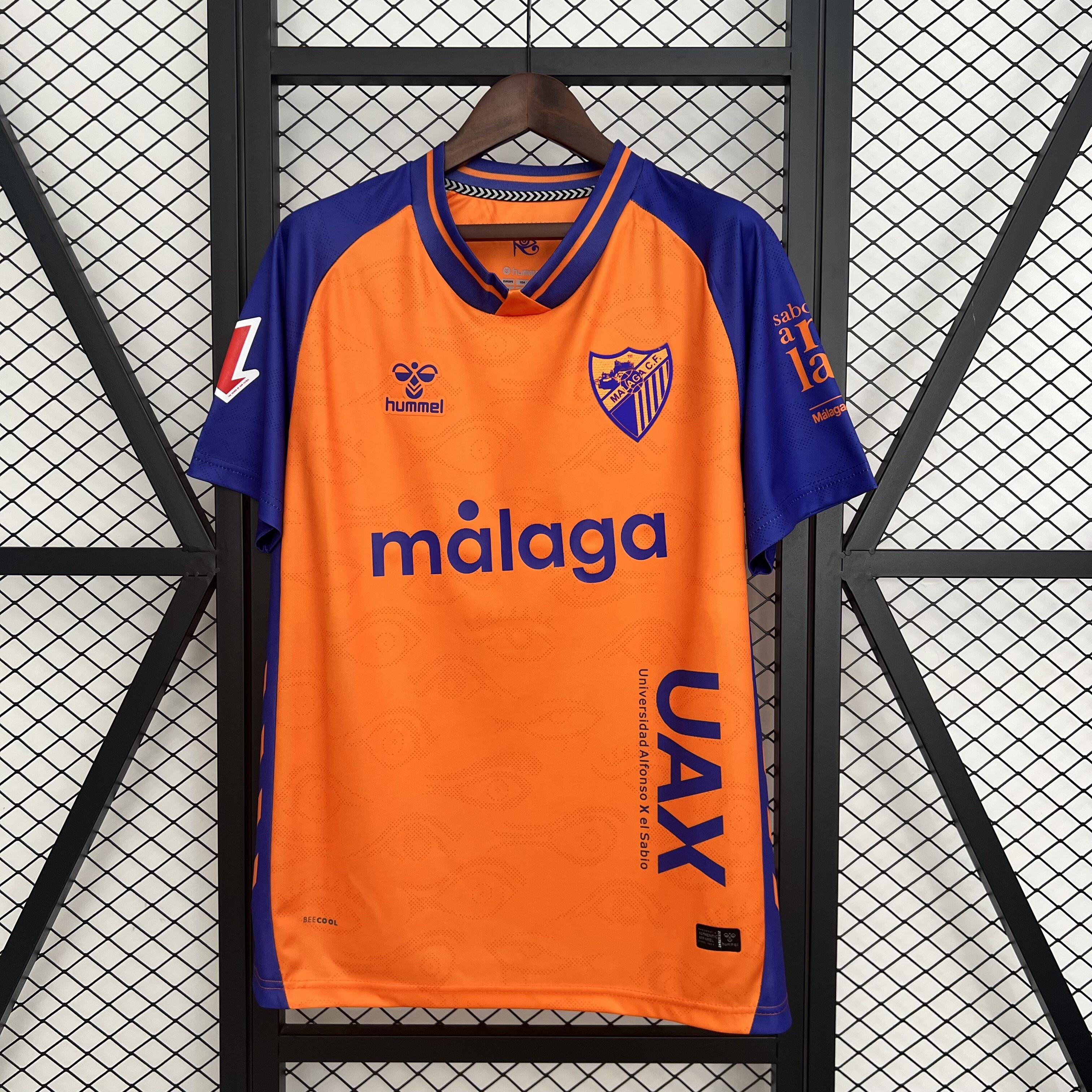 Mens Malaga Away Jersey 2025/26 Mens Malaga Away Jersey 2025/26 front view on display