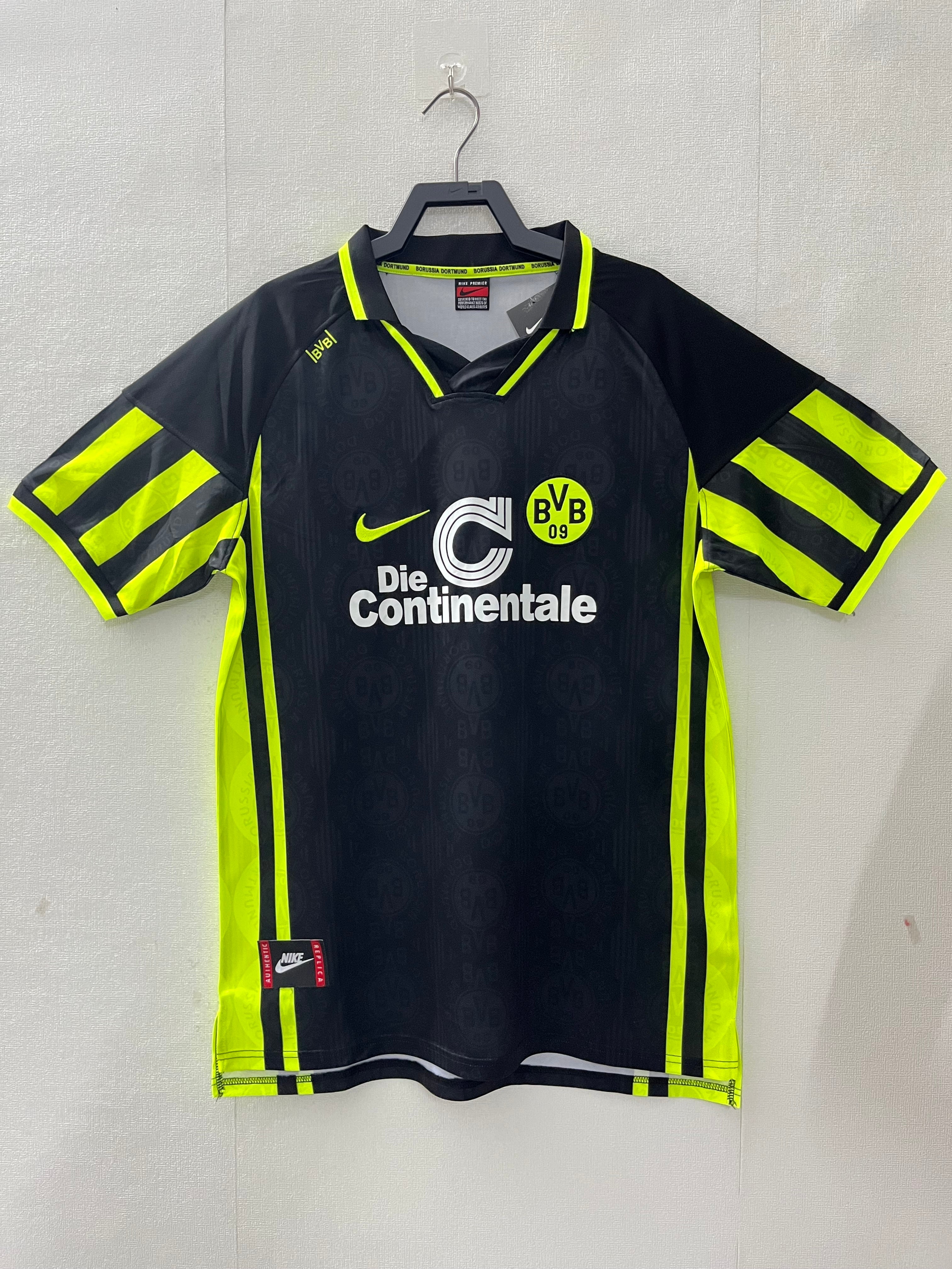 Mens Borussia Dortmund 96/97 Away Retro Shirt Mens Borussia Dortmund 96/97 Away Retro Shirt