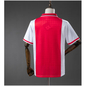 Mens Ajax Retro Home Jersey 1989/90 rear view showing authentic team styling