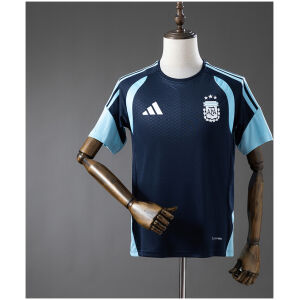 Mens Argentina World Cup Navy Training Kit Jersey 2026 front view on mannequin