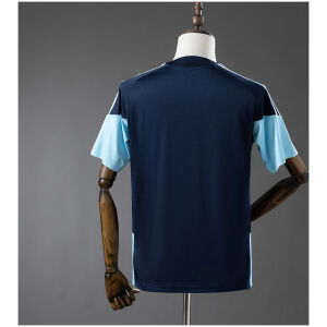 Mens Argentina World Cup Navy Training Kit Jersey 2026 rear view of shirt and shorts