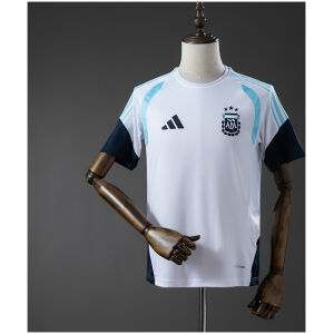 Mens Argentina World Cup White Training Kit Jersey 2026 front view on mannequin
