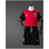 Kids Austria World Cup Home Kit 2026 jersey and shorts set front view on mannequin