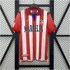 Mens Atletico Madrid Retro Home Jersey 1998/99 front view on display