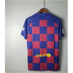 Mens Barcelona Retro Home Jersey 2019/20 rear view showing matching team styling