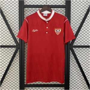 Mens Sevilla Retro Away Jersey 1991/92 front view on display