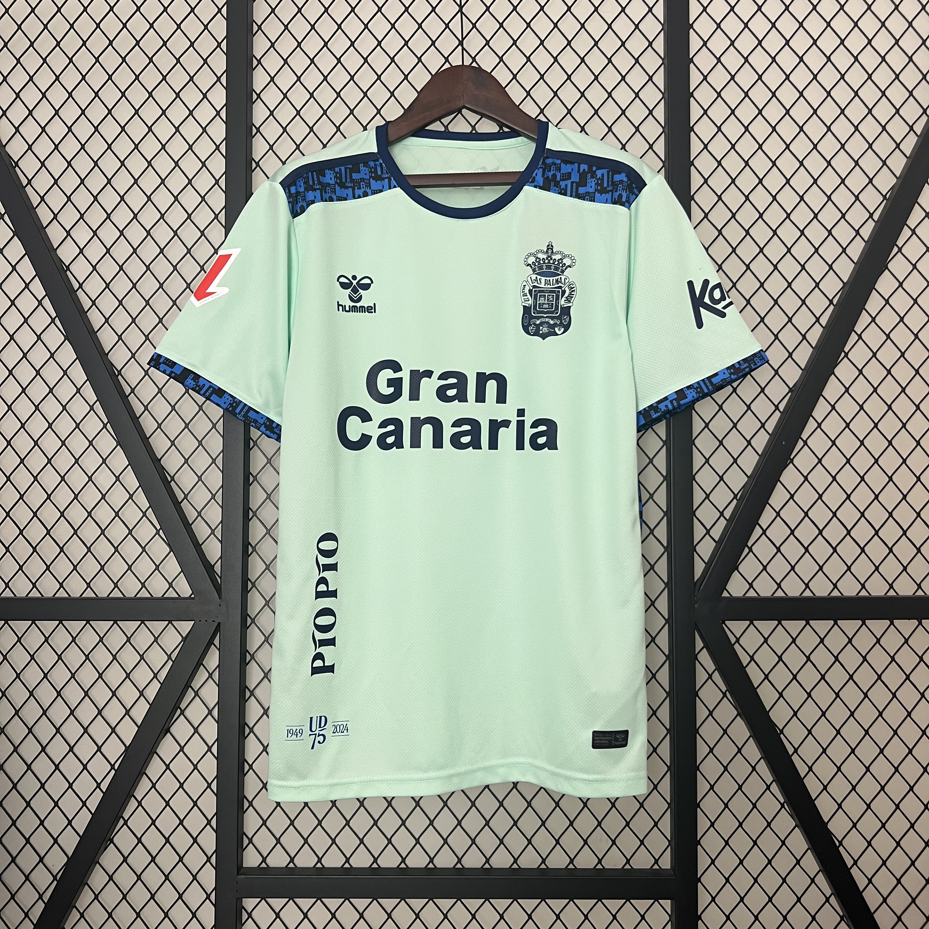 Mens Las Palmas Third Jersey 2024/25 Mens Las Palmas Third Jersey 2024/25 front view on display