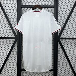 Mens Mallorca White Retro Jersey 2001/02 back view detail