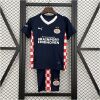 Kids PSV Eindhoven Away Kit 2025/26 front view on display