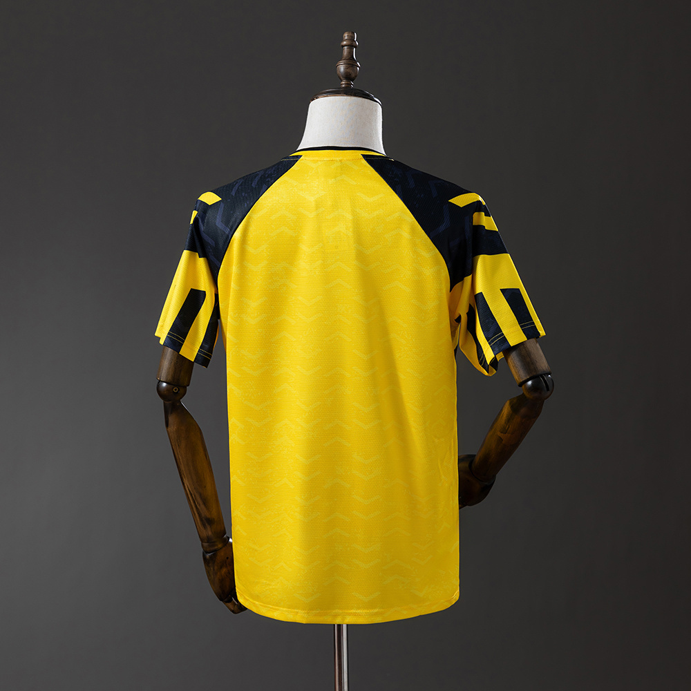 Mens Sunderland Second Retro Away Jersey 1992/93 Mens Sunderland Second Retro Away Jersey 1992/93 back view detail