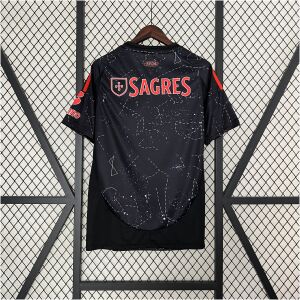Mens Benfica Away Jersey 2024/25 rear view showing matching team styling
