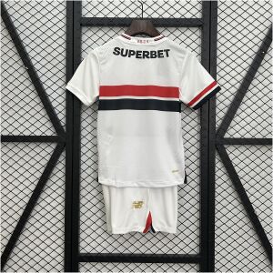 Kids Sao Paulo Home Kit 2025/26 back view detail