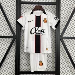 Kids RCD Mallorca Away Kit 2025/26 front view on display