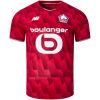 Mens Lille OSC 2025/26 red chevron home shirt front view