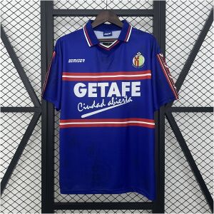 Mens Getafe Retro Home Jersey 1998/99 front view on display