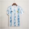 Mens Argentina Copa America Championship Edition Blue And White Retro Jersey 2021 on hanger showing match patch