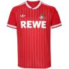 Mens FC Cologne Away Jersey 2026/27 red pinstriped shirt front view