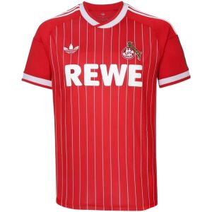Mens FC Cologne Away Jersey 2026/27 Mens FC Cologne Away Jersey 2026/27 red pinstriped shirt front view