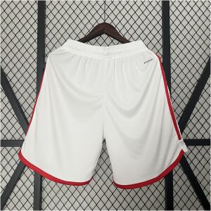 Mens Flamengo Home Shorts 2024/25 front view on display