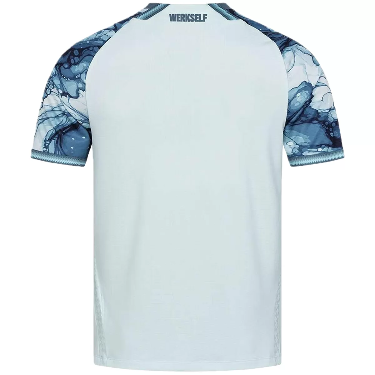 Mens Bayer 04 Leverkusen Away Jersey 2026/27 Mens Bayer 04 Leverkusen Away Jersey 2026/27 back view with WERKSELF neck lettering