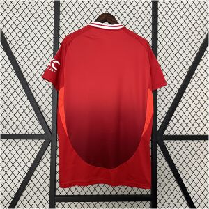 Mens Manchester United Home Jersey 2024/25 back view detail